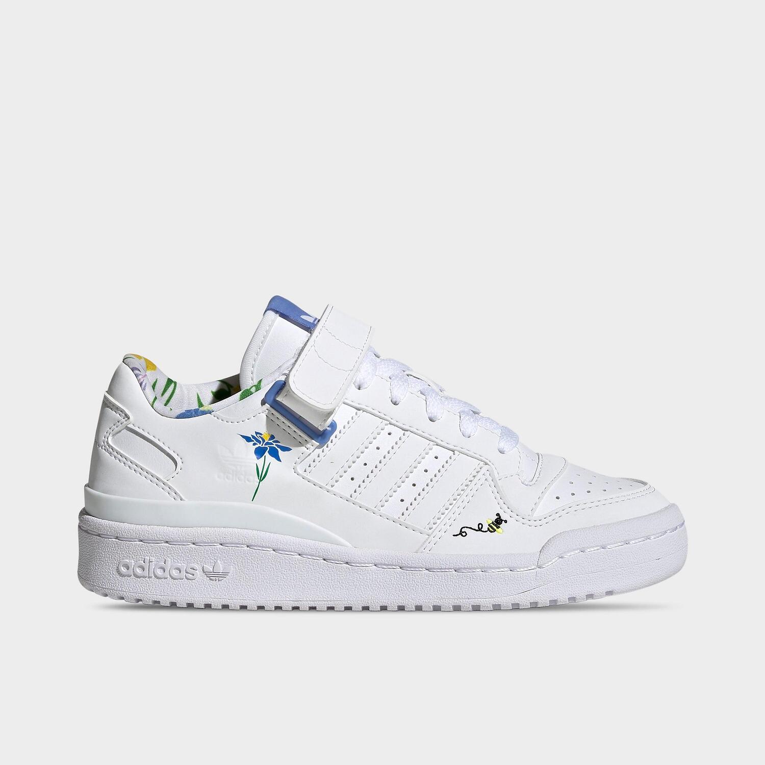 

Низкая повседневная обувь Adidas Originals Forum для больших детей, белый