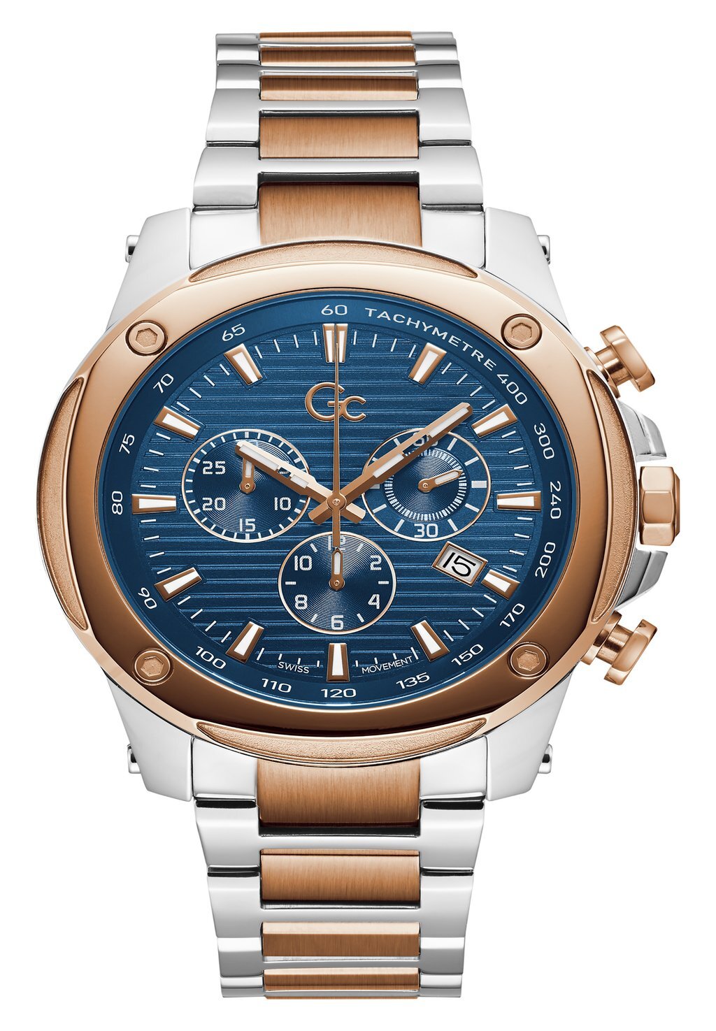 

Хронограф GC BRAVE Gc Watches, цвет silver-coloured/rose gold-coloured