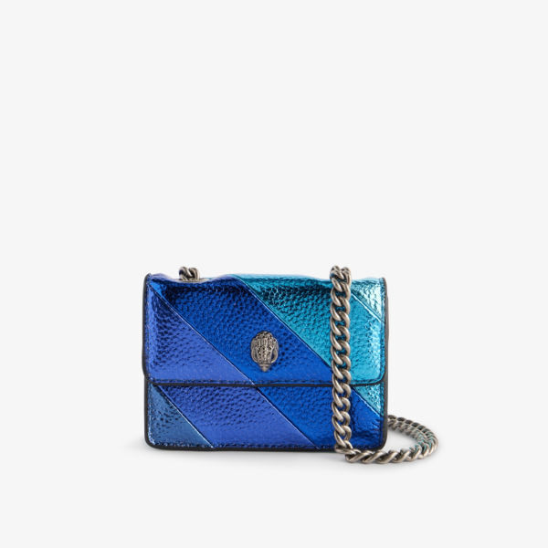 

Клатч Micro Kensington из искусственной кожи Kurt Geiger London, синий