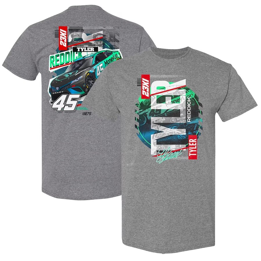 

Футболка с коротким рукавом 23XI Racing Tyler Reddick, черный
