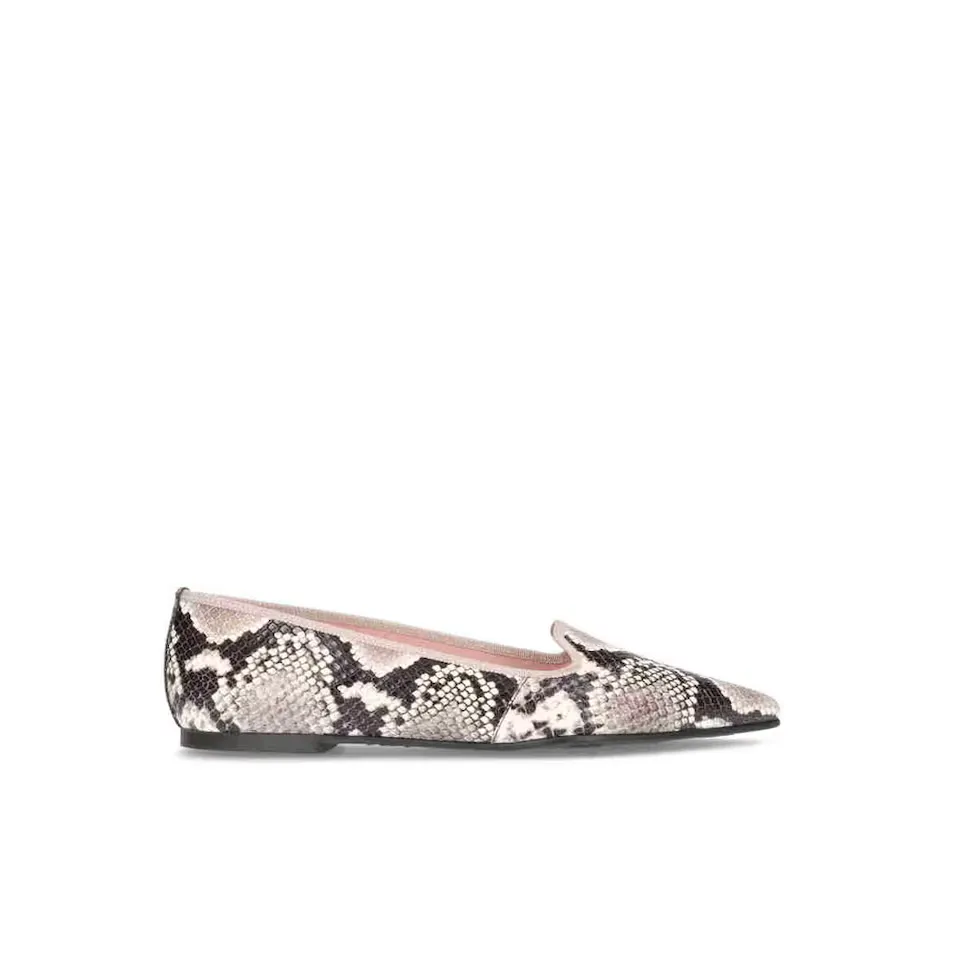

Женские тапочки из кожи наппа с принтом Pretty Ballerinas, цвет Natural