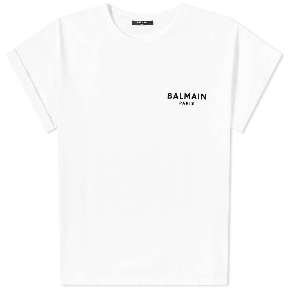 

Футболка Balmain Flock Logo Tee
