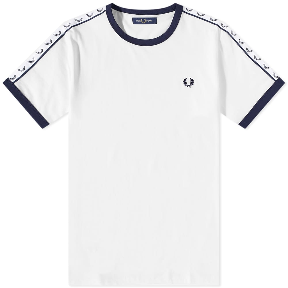 Футболка Fred Perry Taped Ringer Tee футболка fred perry taped ringer tee