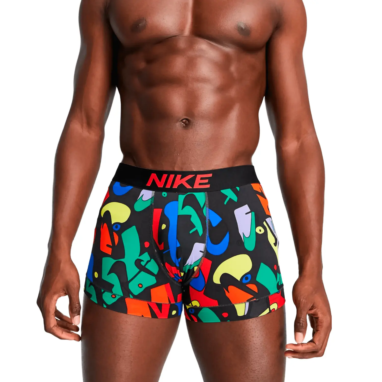 

Трусы боксеры Nike In Multi Colour Abstract Print, черный/зеленый