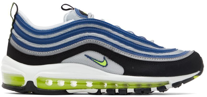 

Сине-желтые кроссовки Air Max 97 Nike