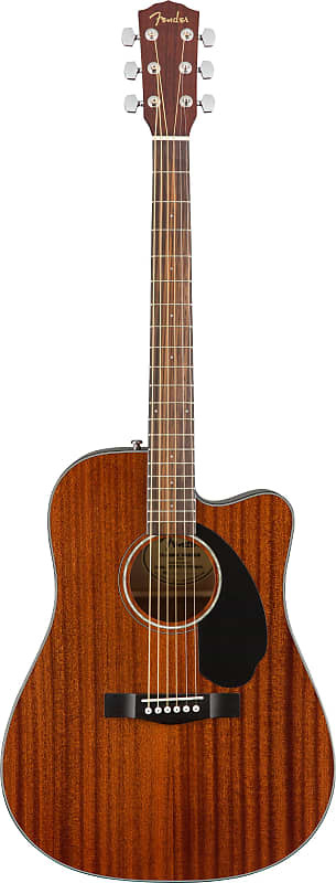 

Акустическая гитара Fender CD-60SCE Dreadnought — полностью из красного дерева 097-0113-022