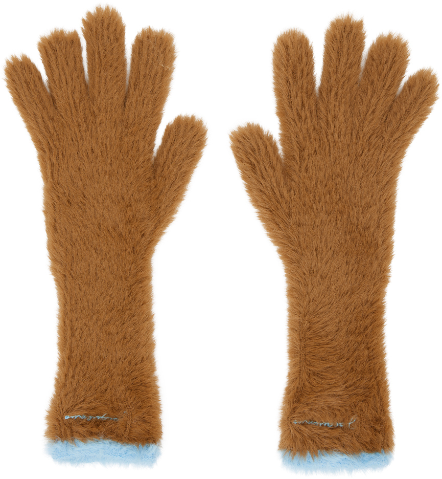 

Коричневые перчатки Le Papier 'Les Gants Neve' Jacquemus