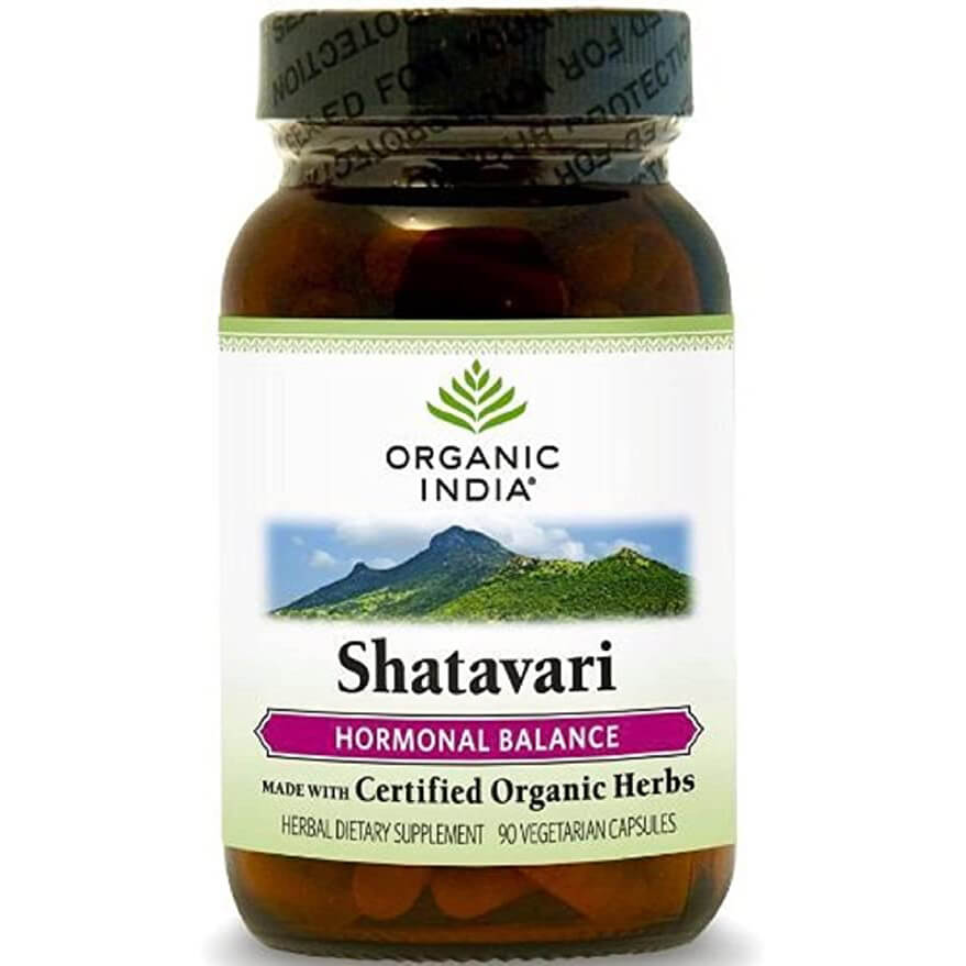 Шатавари Organic India, 90 вегетарианских капсул бад для женского здоровья тайм фактор экстракт корня имбиря корня дудника в капсулах 60 шт
