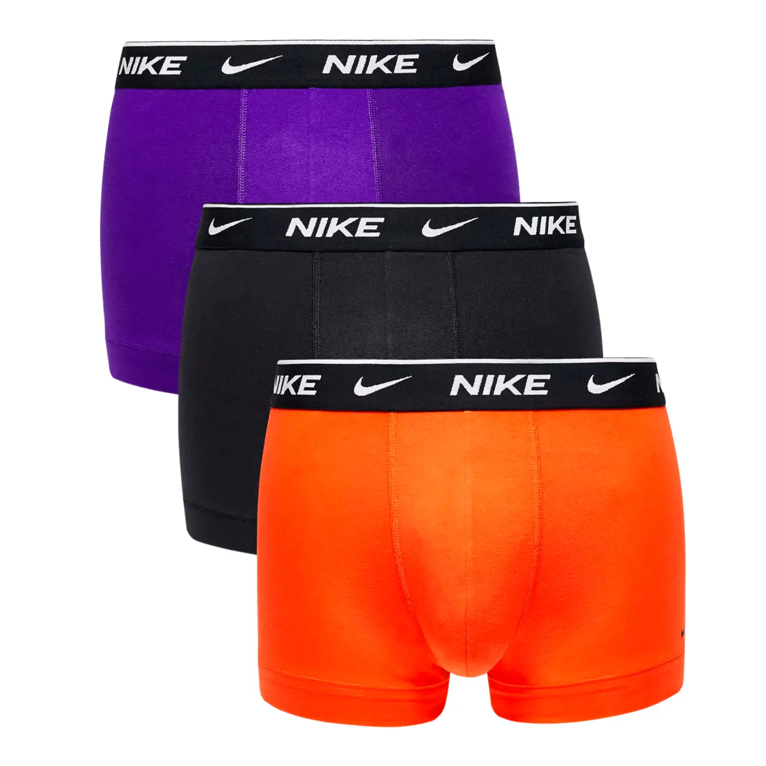 

Трусы Nike Everyday Cotton Stretch, 3 предмета, фиолетовый/оранжевый/черный