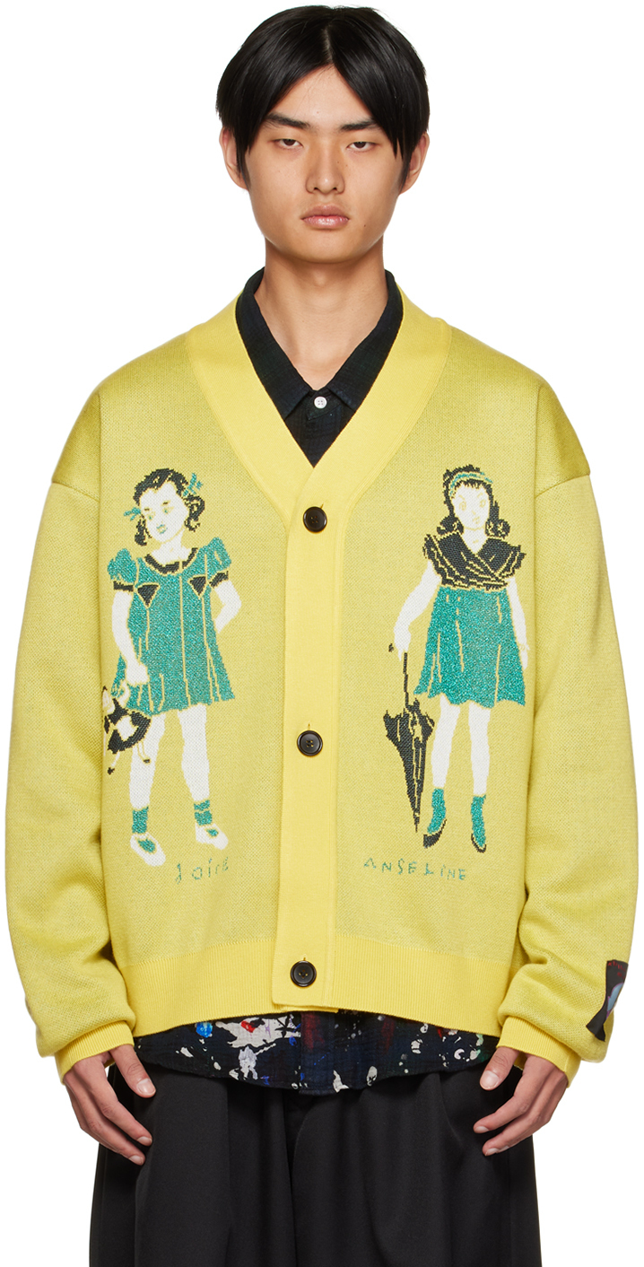 

Желтый кардиган Henry Darger Edition Angeline & Joyce KIDILL