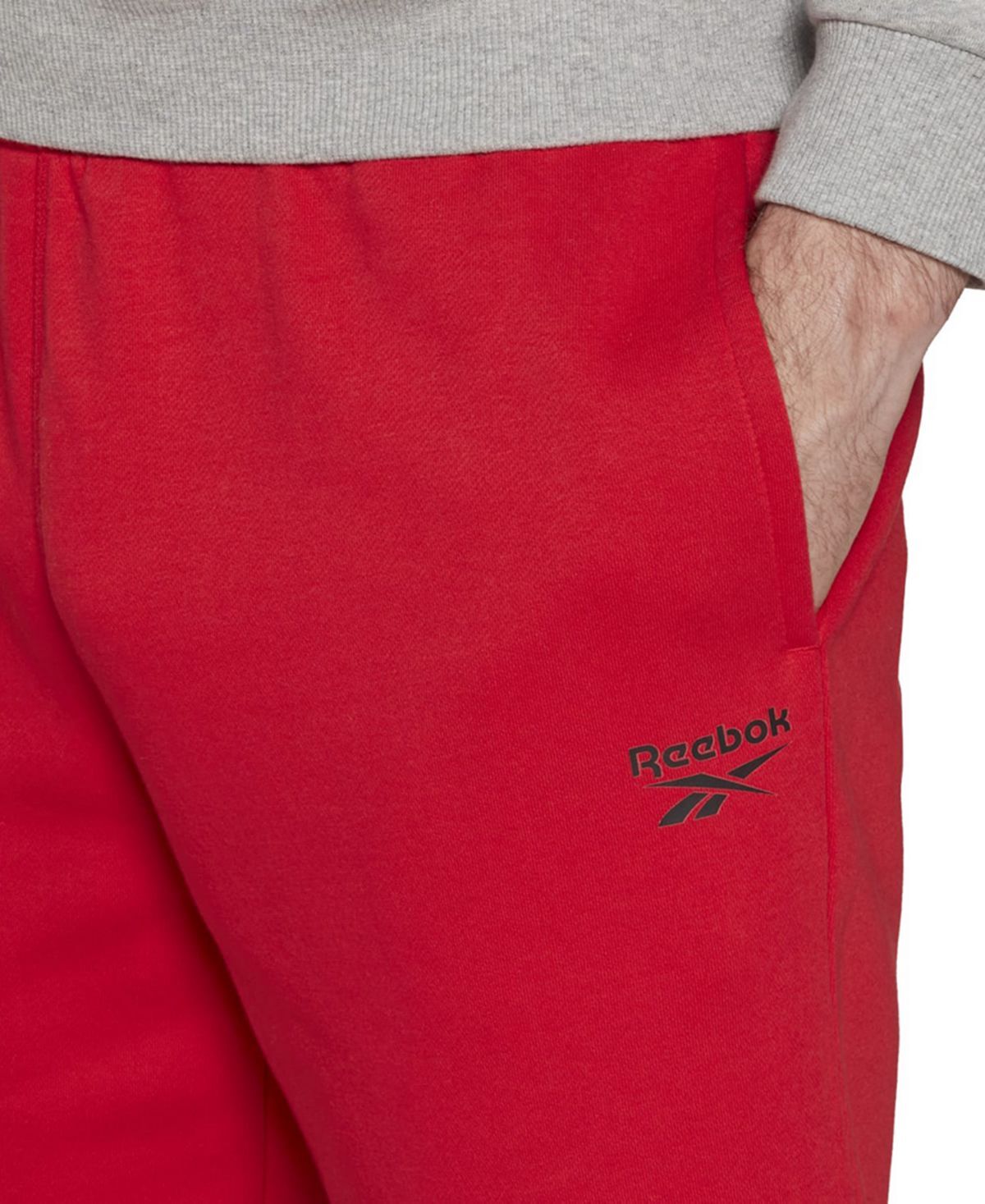 

Мужские флисовые шорты облегающего кроя с логотипом identity Reebok, мульти