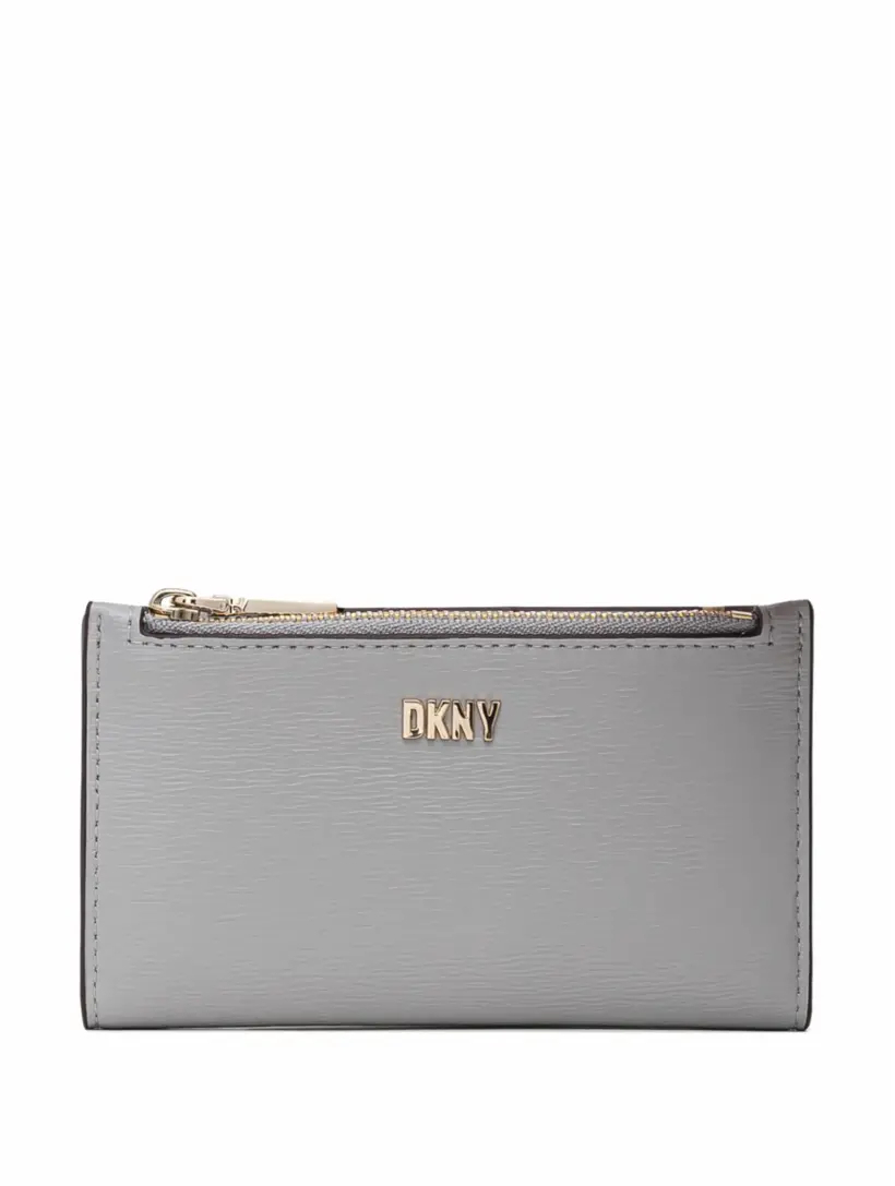 

Кожаное портмоне с логотипом DKNY