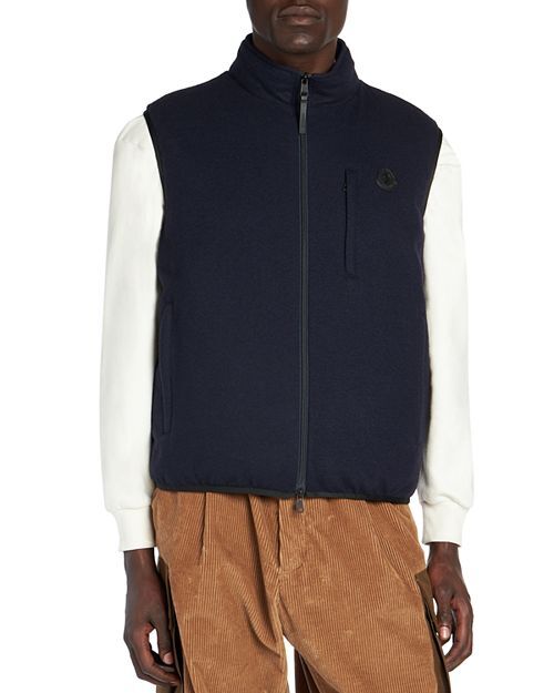 

Жилет на молнии Tumba спереди Moncler, цвет Blue