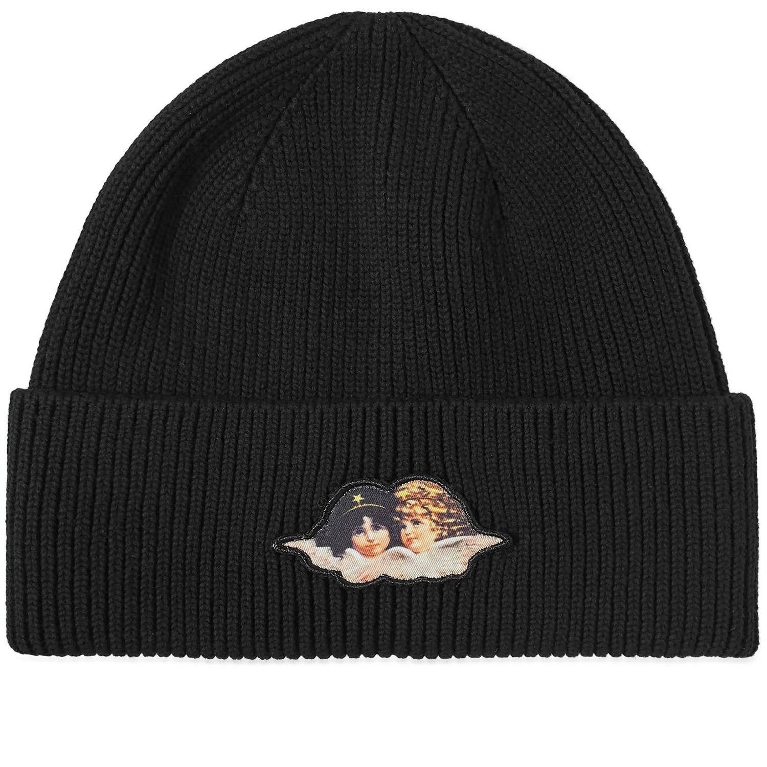 Шапка Fiorucci Angels Patch Beanie, черный