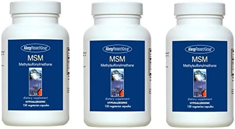 Набор добавок МСМ Allergy Research Group, 3 упаковки, 150 таблеток