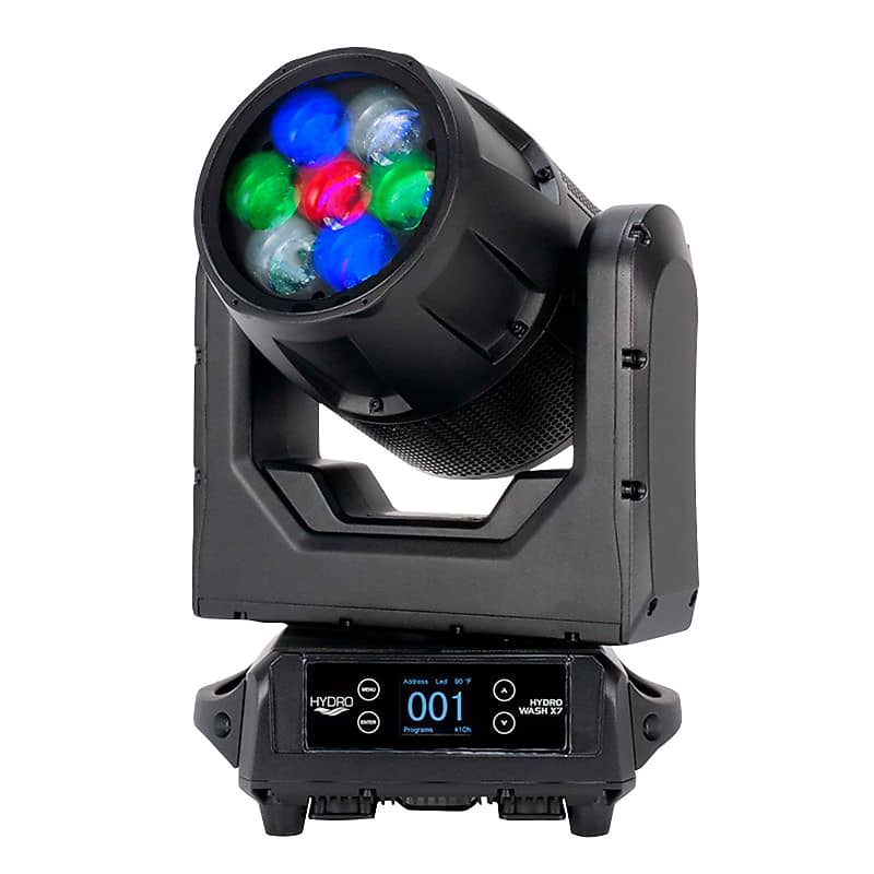 American DJ Hydro Wash X7 280W LED IP65 Rated Moving Head Wash Light super bright 100w led spot moving head light 100 watt led gobo moving heads for dj disco home family party club show stage light
