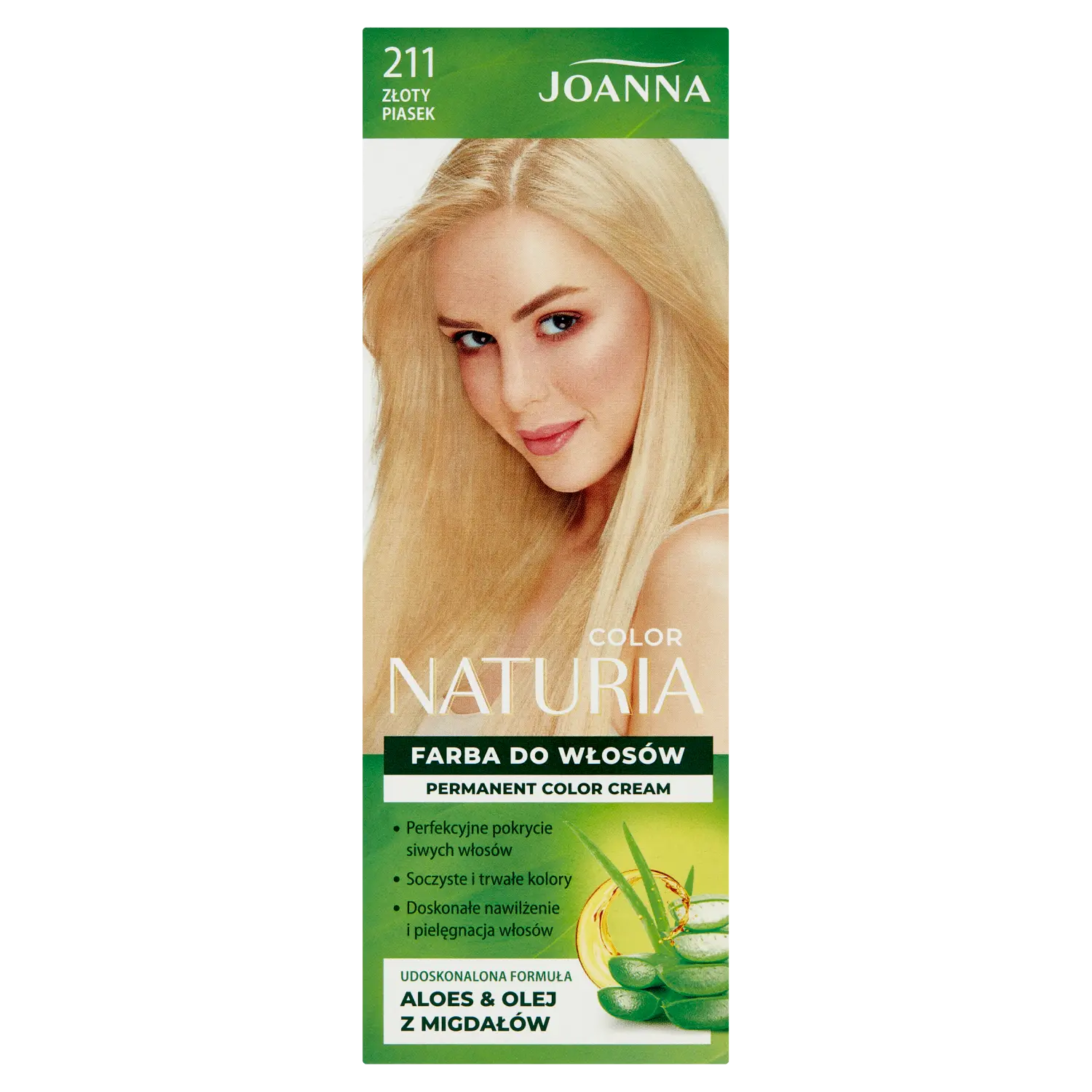 

Joanna Naturia Color краска для волос 211 золотой песок, 1 упаковка