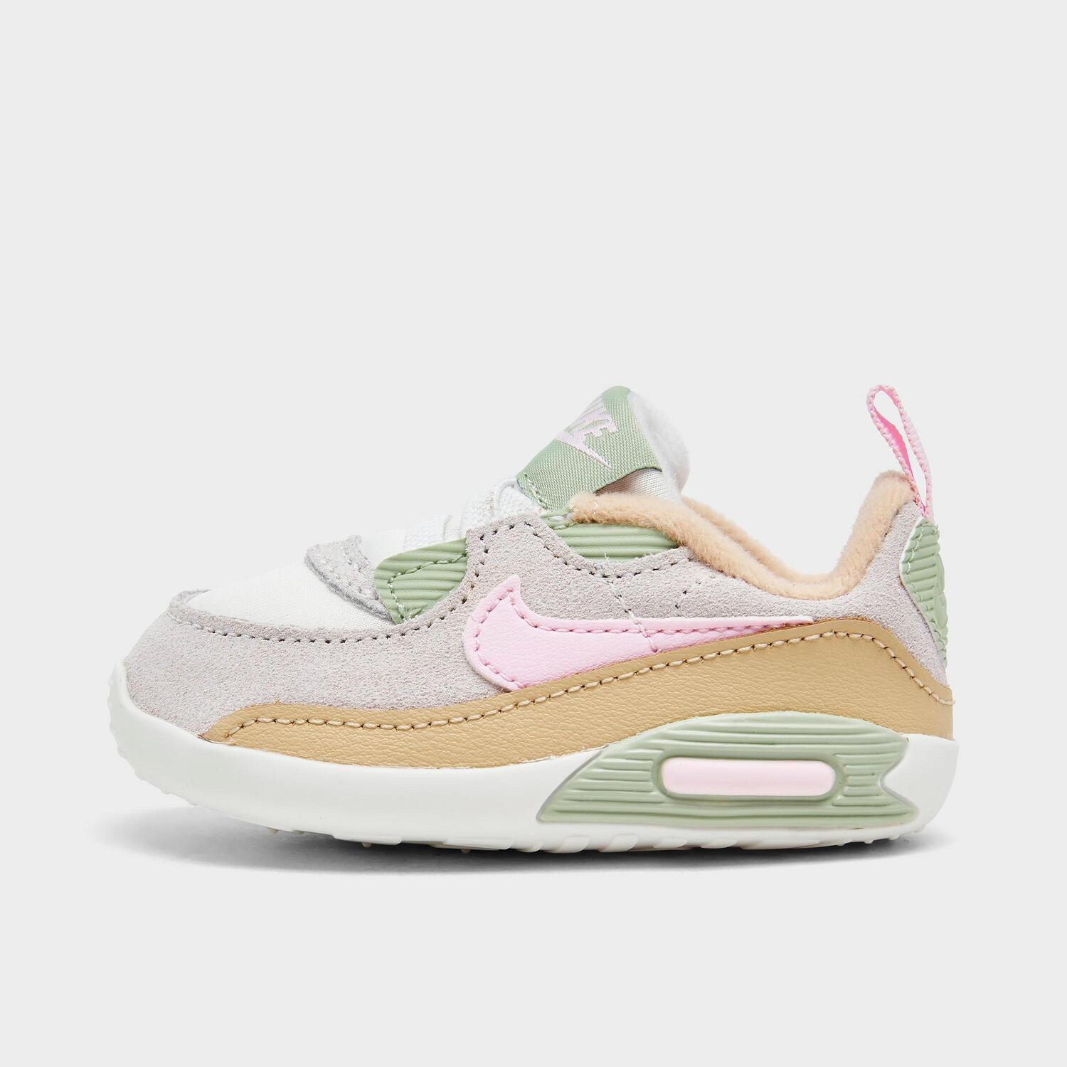 

Обувь для детской кроватки Nike Air Max 90 для младенцев, серый
