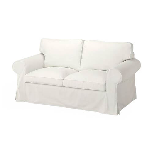 Чехол на 2-местный диван Ikea Ektorp, белый – заказать с доставкой из-зарубежа через онлайн-сервис «CDEK.Shopping»