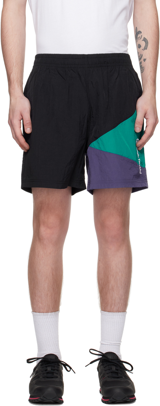 

Черные шорты с мозаикой Sergio Tacchini