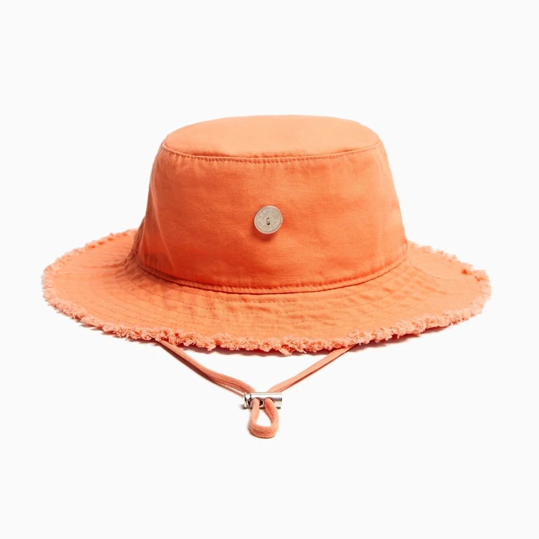 

Шляпа Bershka Washed Effect Cotton Bucket, оранжевый