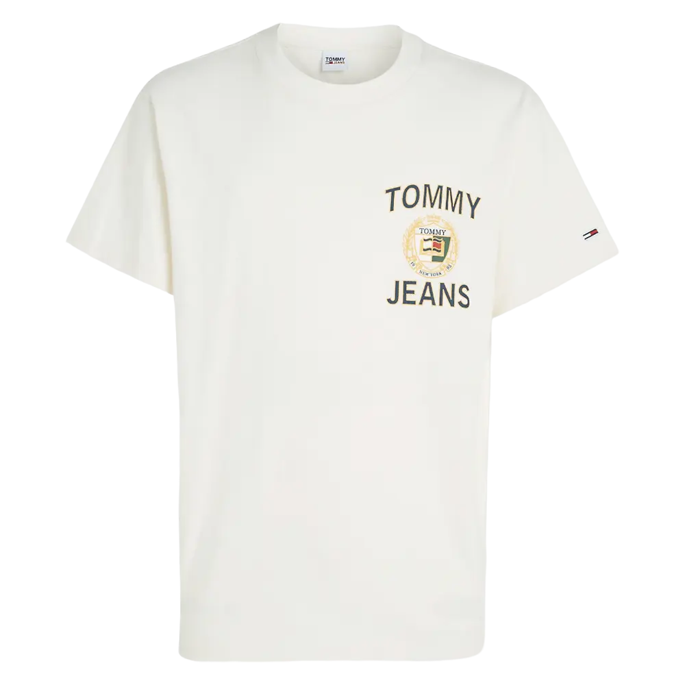 

Футболка Tommy Jeans TJ Crest Logo, белый