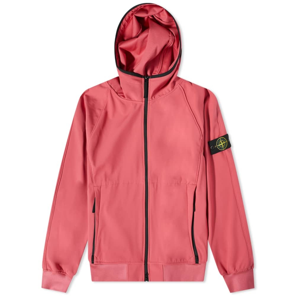 

Легкая куртка Soft Shell-R с капюшоном Stone Island, Красный