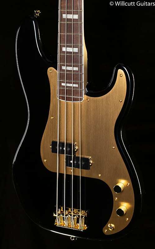 

Squier 40th Anniversary Precision Bass Gold Edition Black (735)