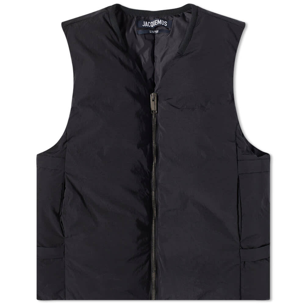 

Пуховик с логотипом Jacquemus, Серый
