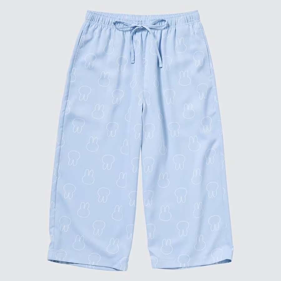 

Брюки Uniqlo UT Miffy Airism Rilaco, голубой