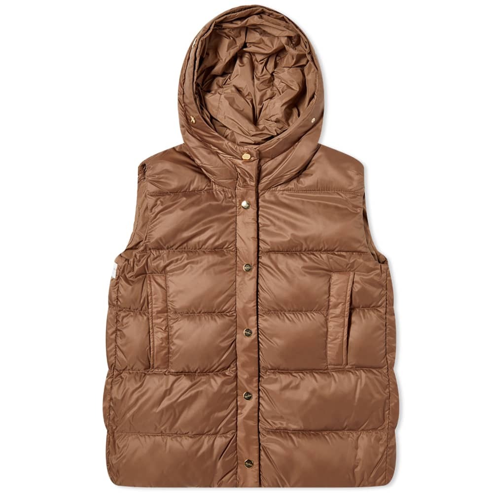 

Утепленный жилет Jsoft с капюшоном Max Mara, Коричневый