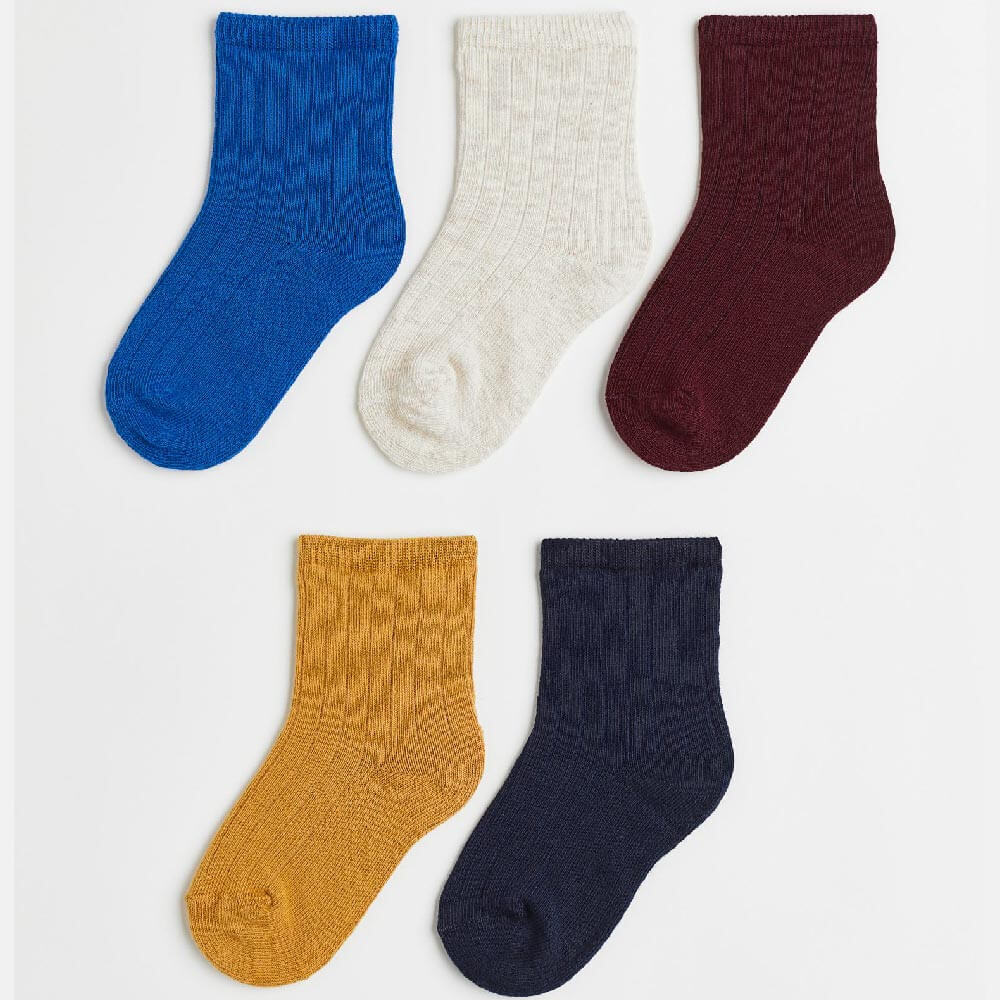 

Комплект носков H&M Knit, 5 предметов, мультиколор