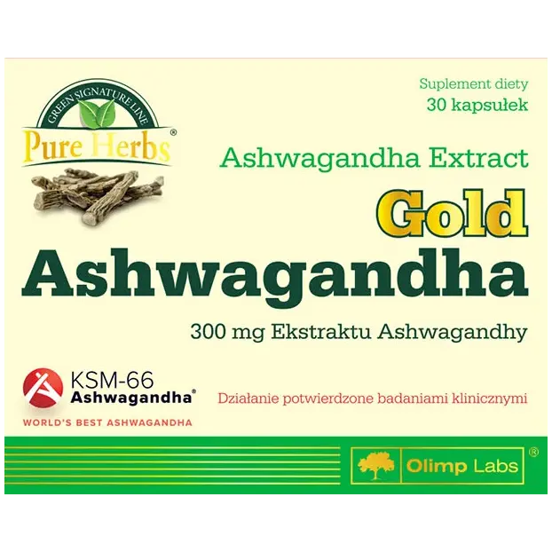 

Olimp Gold Ashwagandha биологически активная добавка, 30 капсул/1 упаковка
