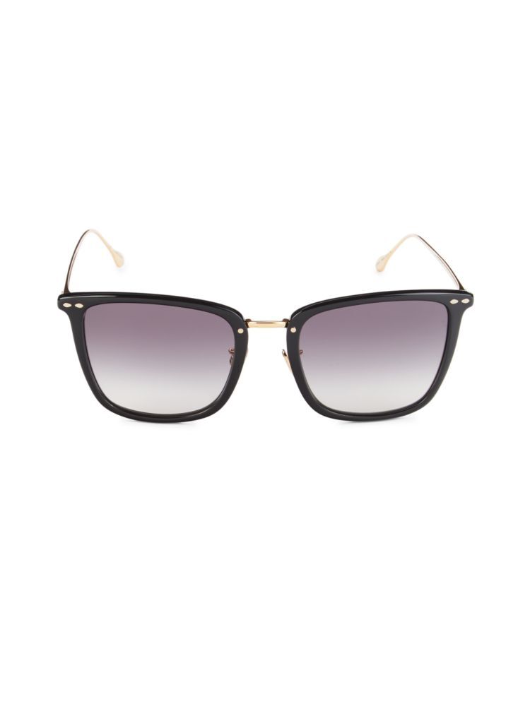

Квадратные солнцезащитные очки 55 мм Isabel Marant, цвет Black Purple