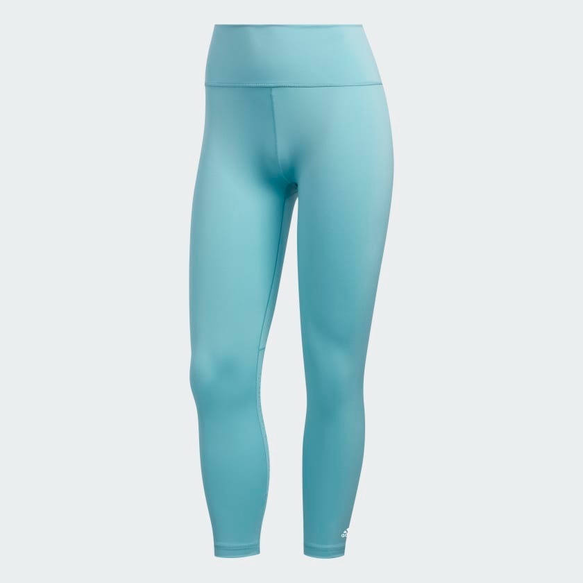 

Тайтсы Adidas Training Believe This 2.0 Primeblue 7/8, голубой, Синий