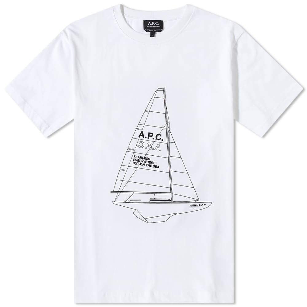 

Футболка A.P.C Jeannot Yacht Logo Tee