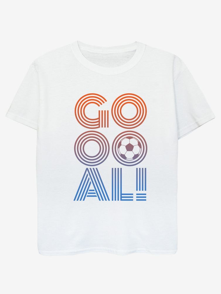 

Детская белая футболка с принтом NW2 Football Goal Slogan George., белый