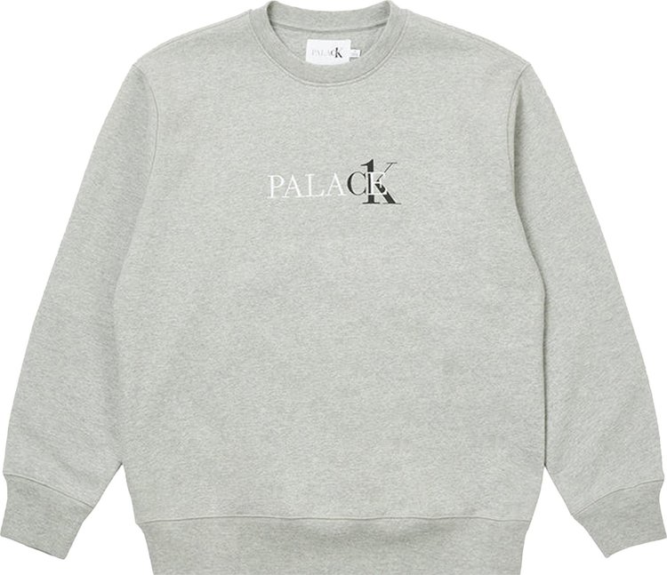 

Толстовка Palace x Calvin Klein Crew 'Light Grey Heather', серый