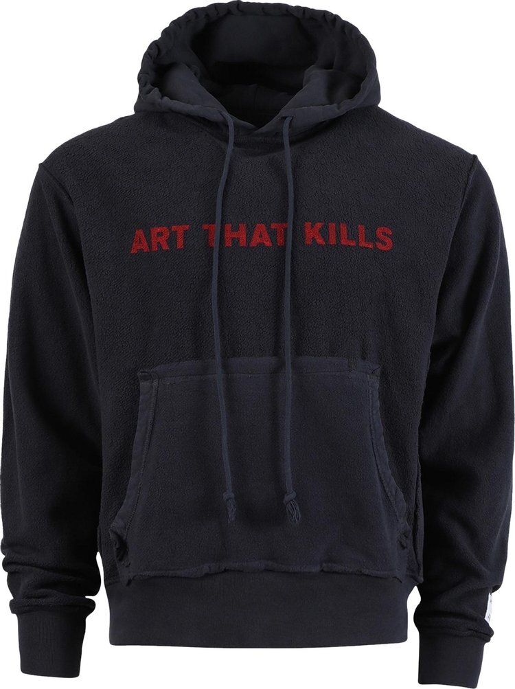 

Худи Gallery Dept. Art That Kills Reversible Hoodie 'Black', черный
