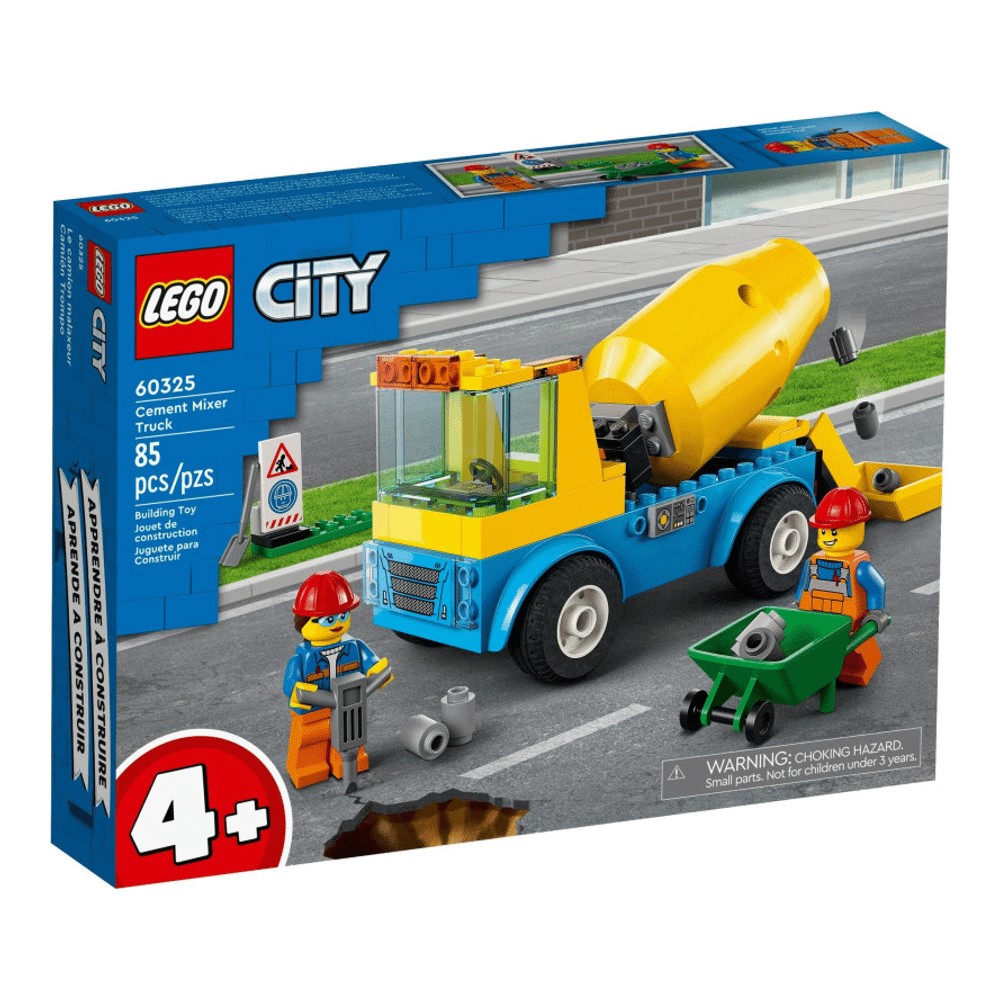 Конструктор LEGO CityEGO 60325 Бетоносмеситель lego city бетономешалка 85 дет 60325