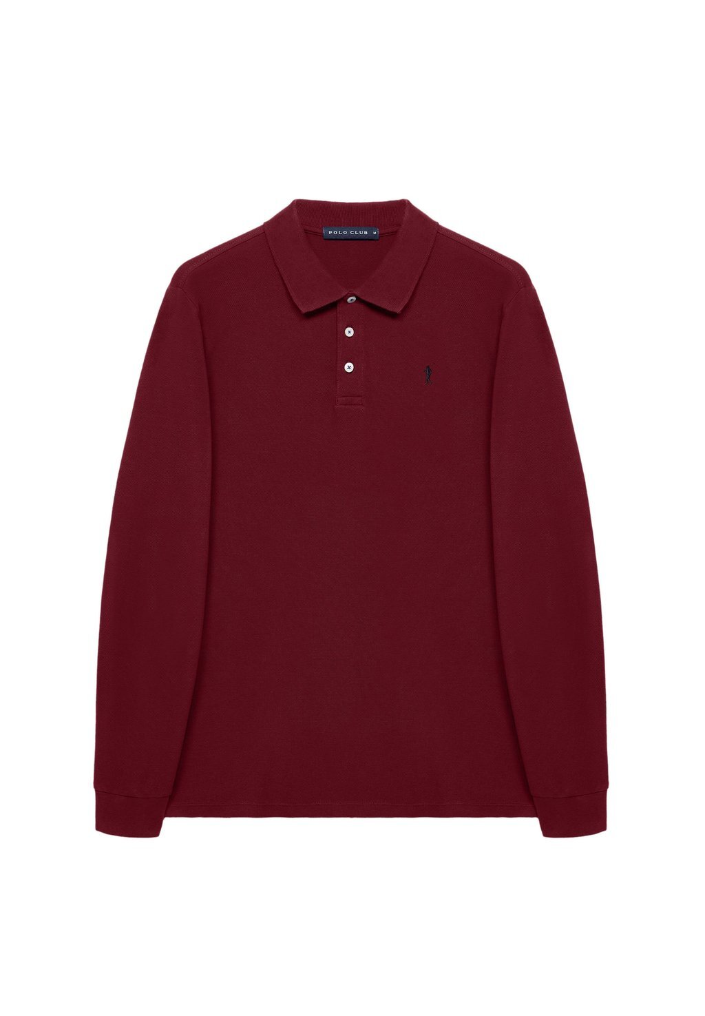 

Рубашка-поло Long Sleeve Regular Fit Polo Club, цвет garnet