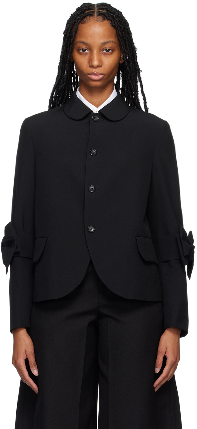 

Черная куртка с бантом Comme des Garçons Girl