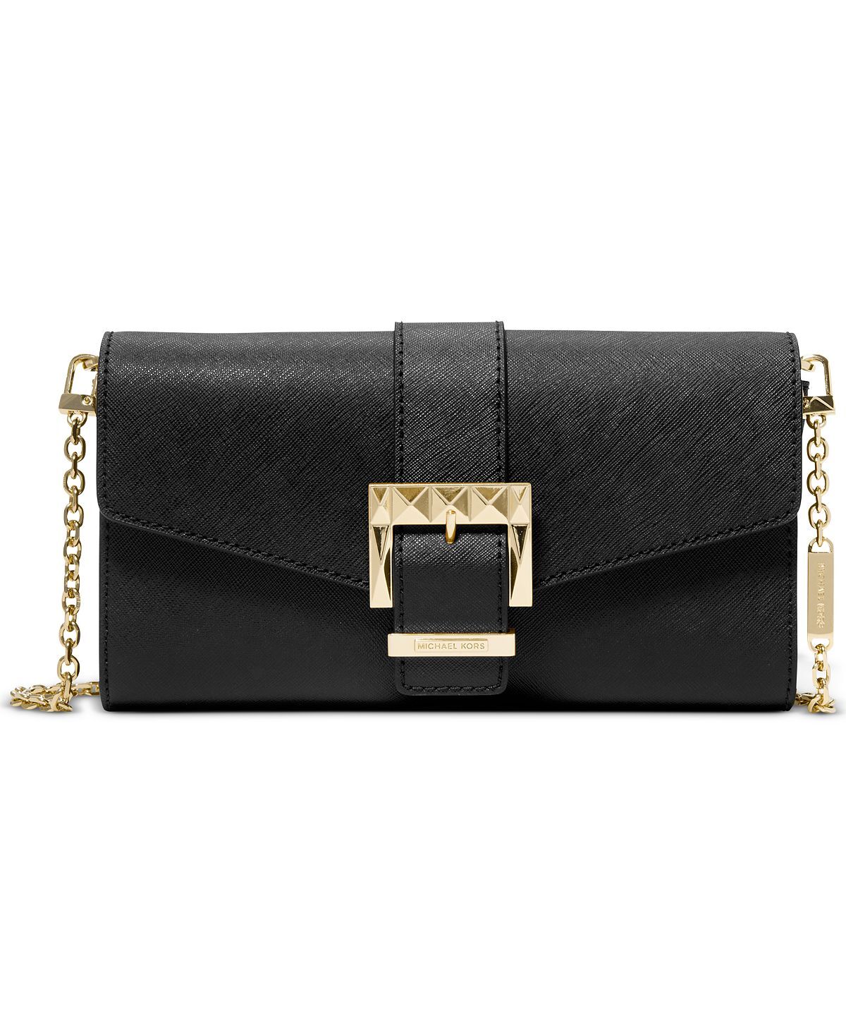 

Кожаный клатч penelope среднего размера Michael Kors, черный