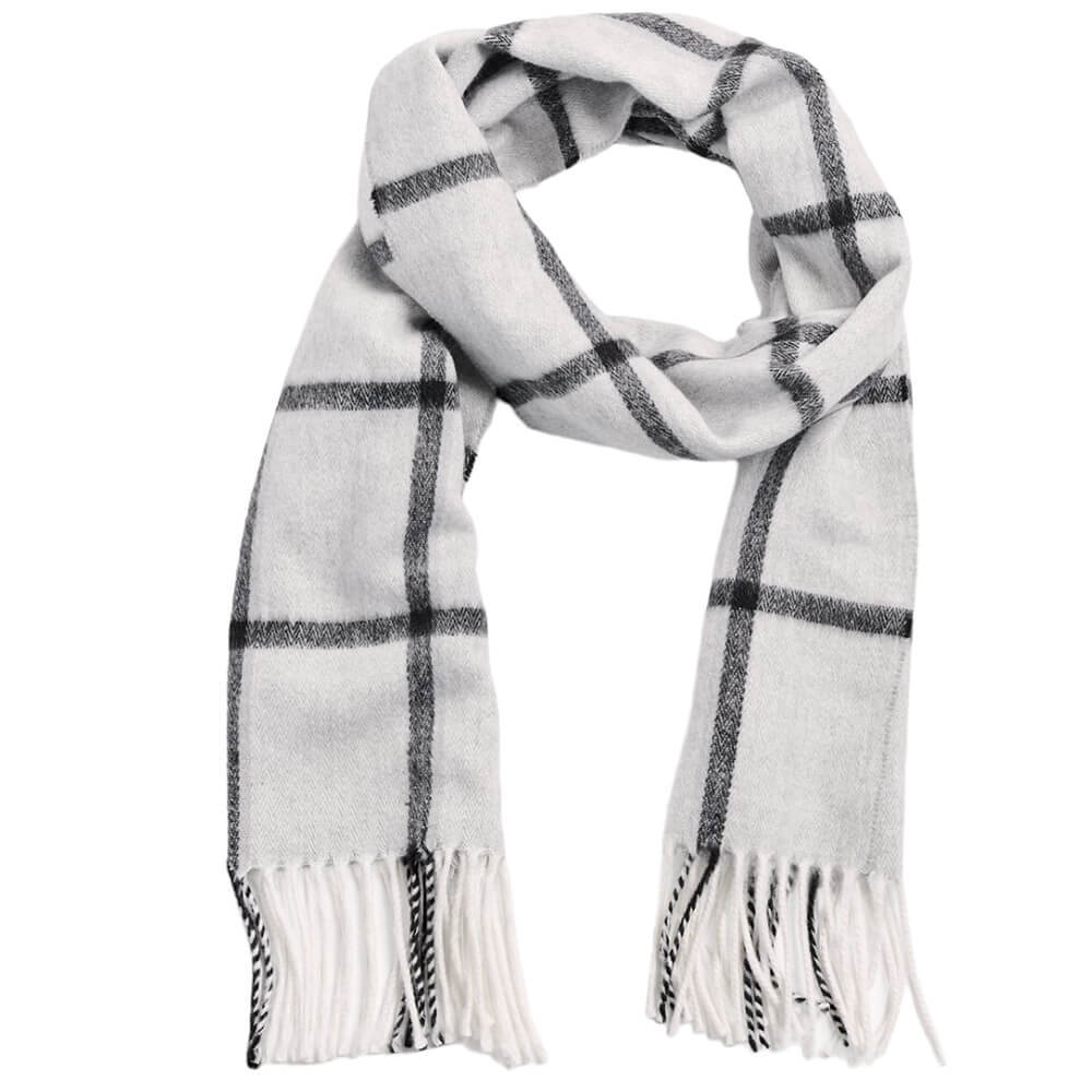 

Шарф Zara Check, серый