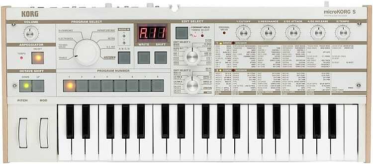 

Korg microKORG S Синтезатор и вокодер со встроенными динамиками MICROKORGS