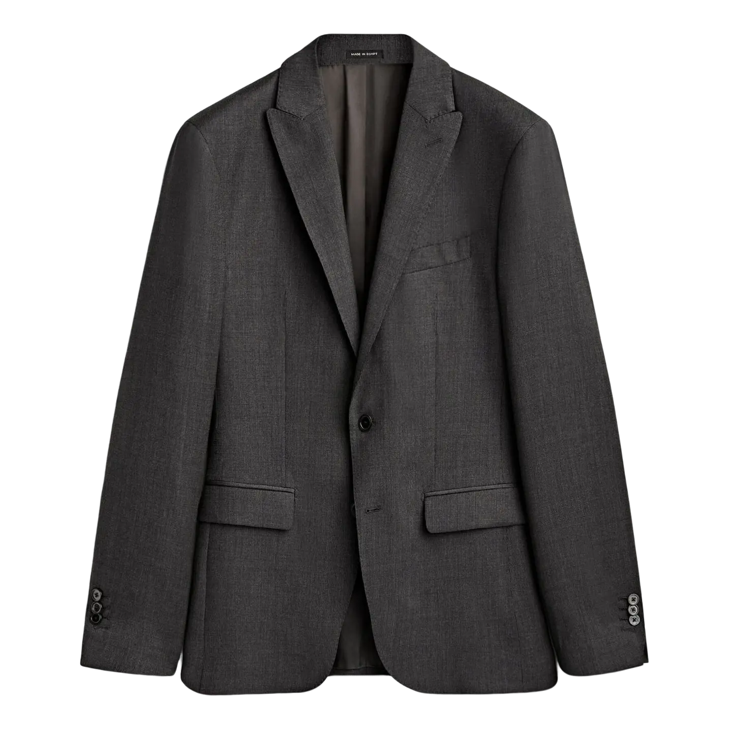 

Пиджак Massimo Dutti Fil-a-Fil Wool, серый