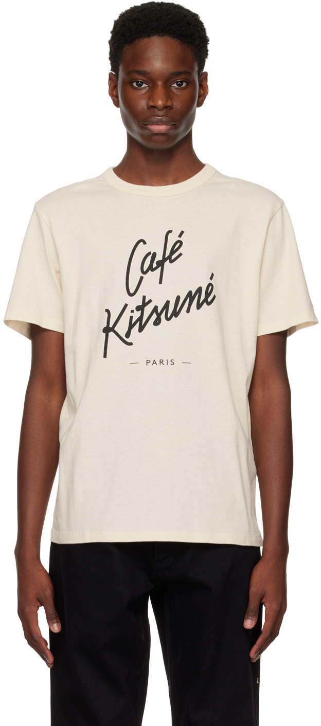

Футболка Off-White 'Café Kitsuné' Maison Kitsuné