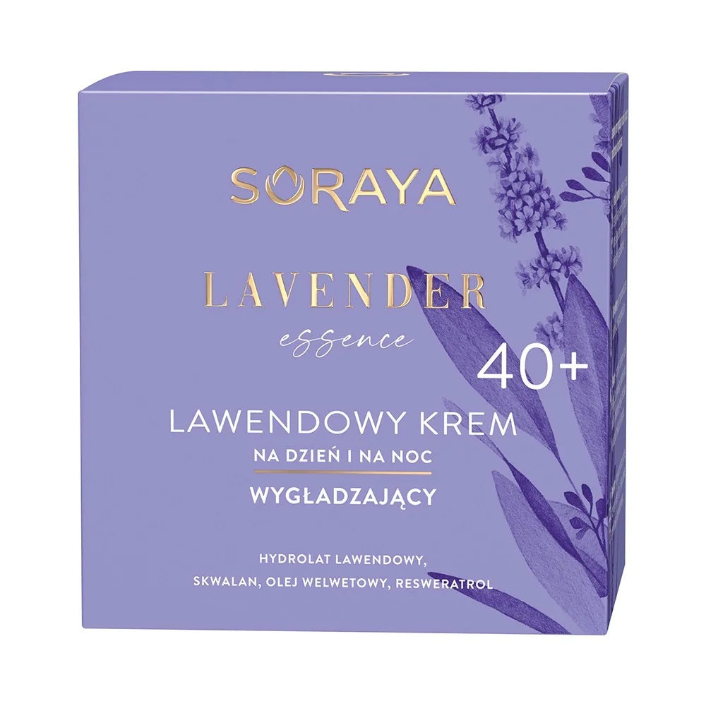 

Soraya Lavender Essence 40+ лавандовый разглаживающий дневной и ночной крем 50мл