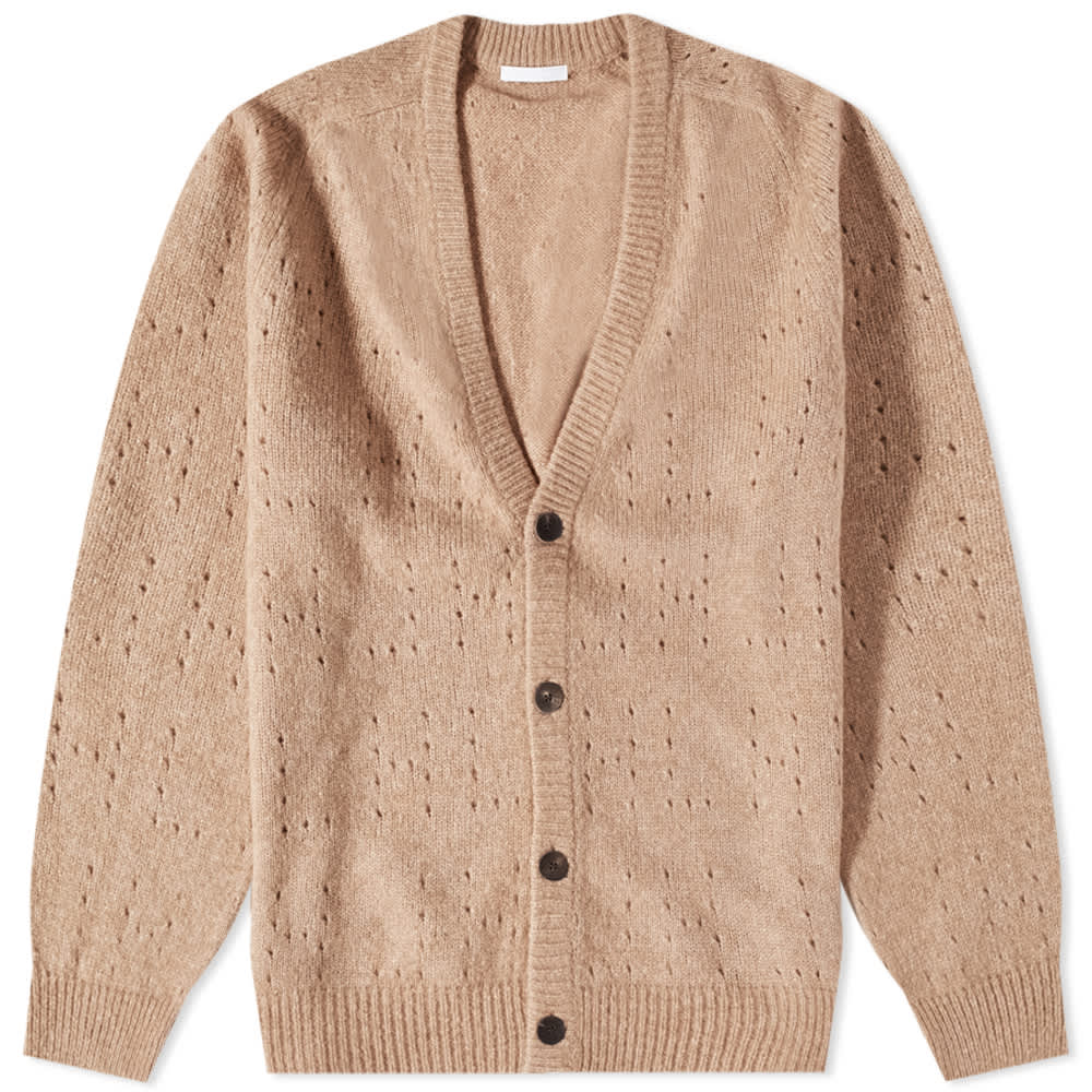 

Джемпер Helmut Lang Perforated Knit Cardigan, Коричневый