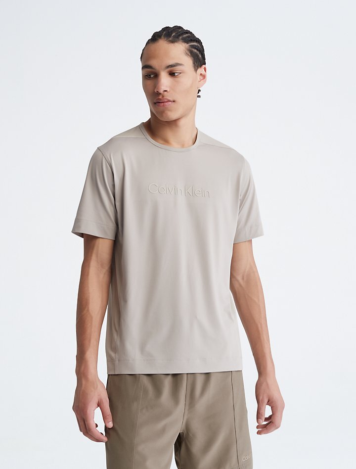 

Футболка Calvin Klein CK Sport Crewneck Short Sleeve, серо-бежевый